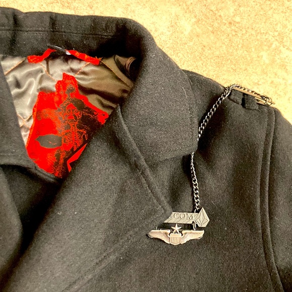 Volcom Military Wool Pea Coat - Nordstrom - Picture 2 of 7